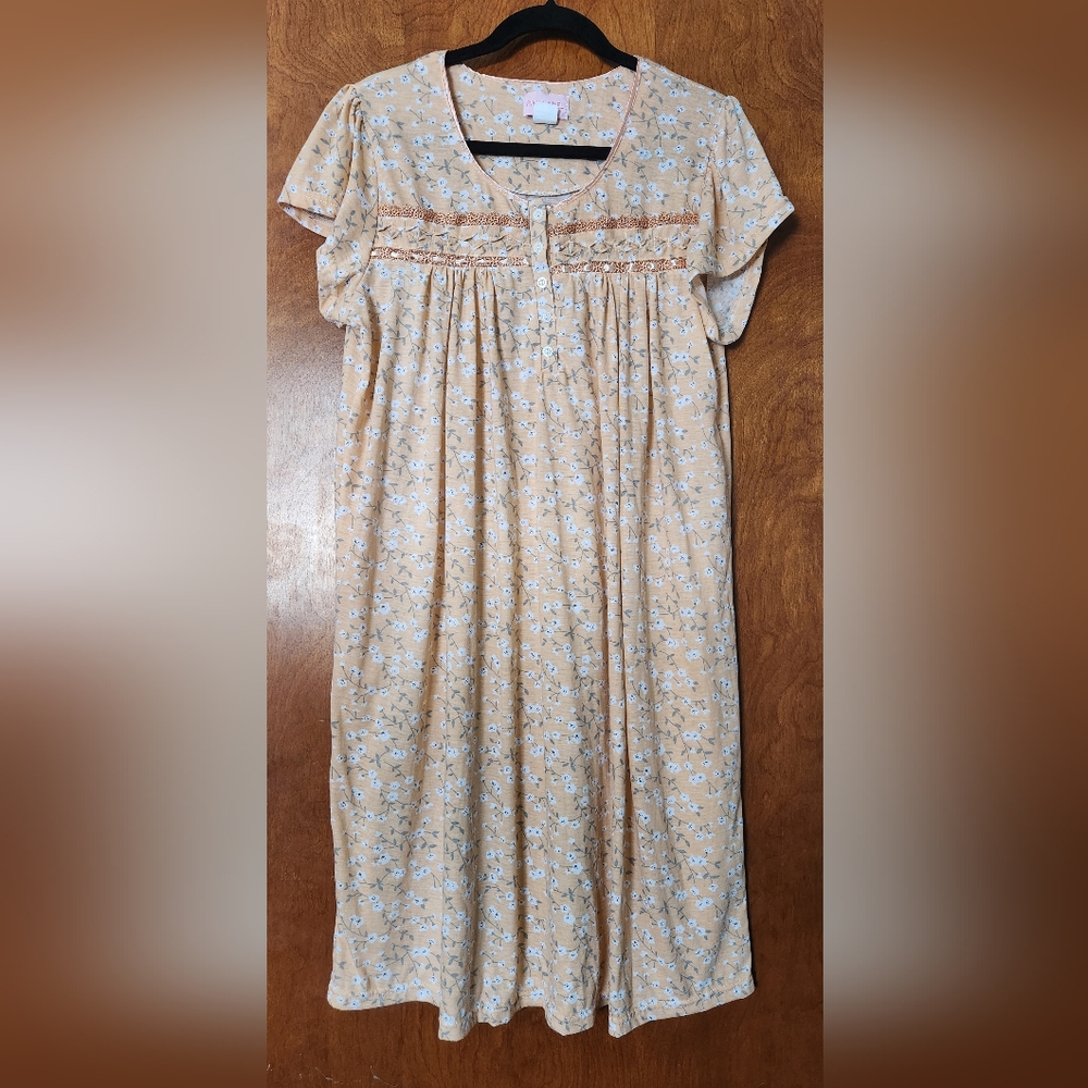Pink Label Short Sleeve Soft Knit Nightgown